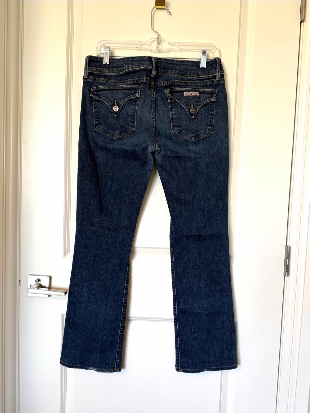 Hudson Jeans Dark Blue Beth Baby Bootcut Low-Rise Denim